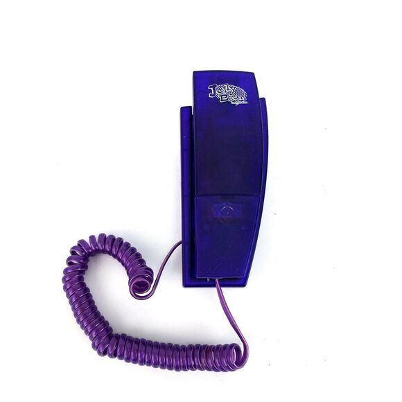 jelly bean Other - Jelly Bean Communication Trimline Single Line Telephone Purple Cord Vintage